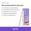 Baren Dual Effect Nail and Cuticle Care Essence Oil Pen with Ceramic Pusher 2ml قلم زيت بارين ثنائي التأثير للعناية بالأظافر والجلد المحيط بها مع زر ضغط سيراميكي - Princess Cosmetics Qatar