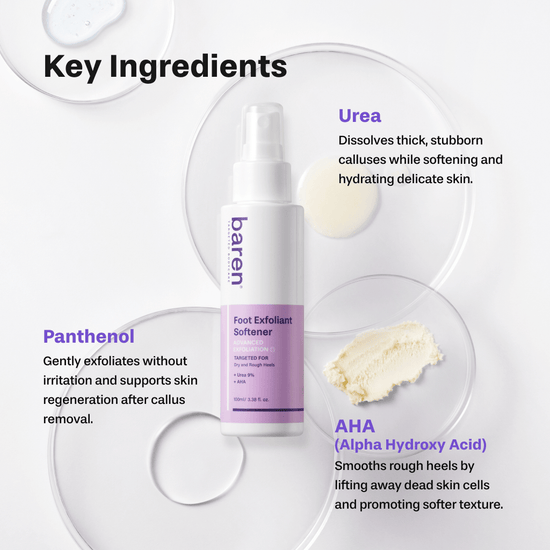 Baren Foot Softener At - Home Kit مجموعة بارين لتنعيم القدمين في المنزل - Princess Cosmetics Qatar