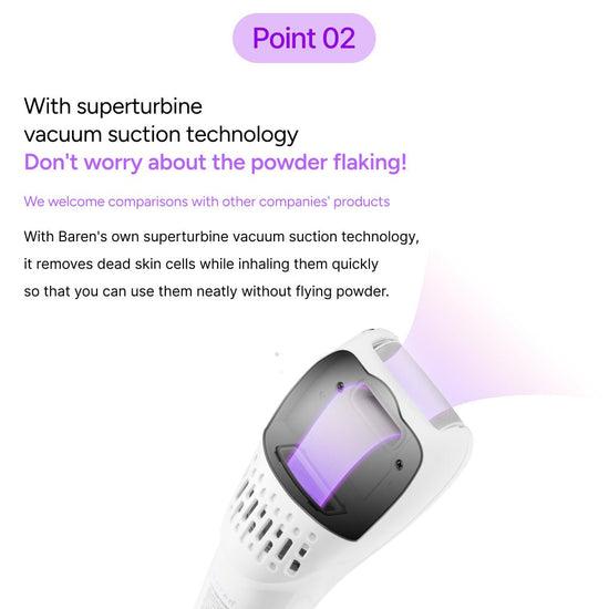 Baren Pedi Mate Dual Power Vacuum Type Electric Callus Remover مزيل مسامير القدم الكهربائي من نوع Baren Pedi Mate ثنائي الطاقة يعمل بالشفط - Princess Cosmetics Qatar