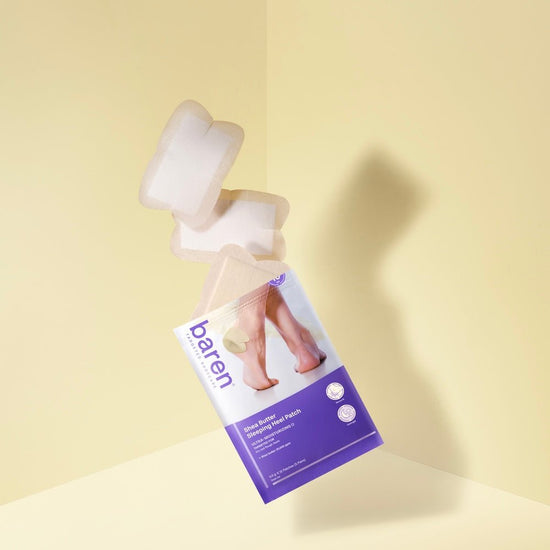 Baren Shea Butter Sleeping Heel Patch (5 Pairs) رقعة الكعب النائمة بزبدة الشيا من بارين - Princess Cosmetics Qatar