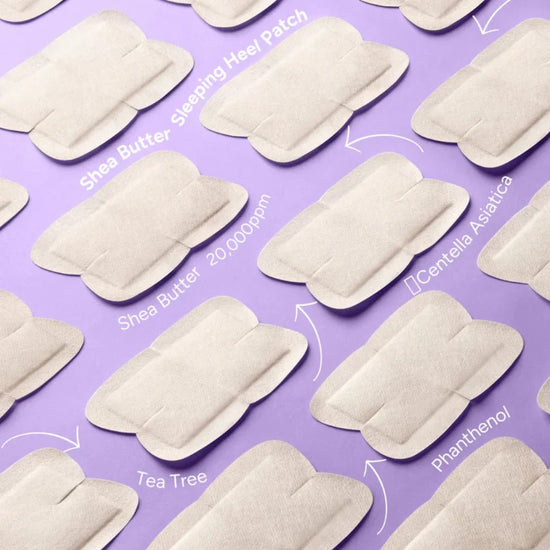 Baren Shea Butter Sleeping Heel Patch (5 Pairs) رقعة الكعب النائمة بزبدة الشيا من بارين - Princess Cosmetics Qatar