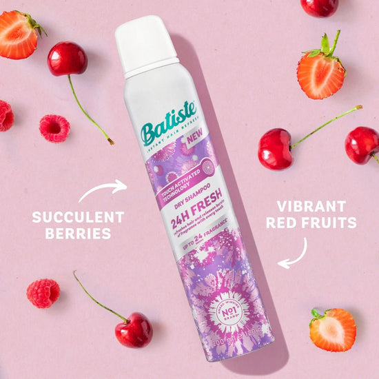 Batiste Dry Shampoo 24H Fresh 200ml شامبو باتيست الجاف "انتعاش يدوم 24 ساعة" - Princess Cosmetics Qatar