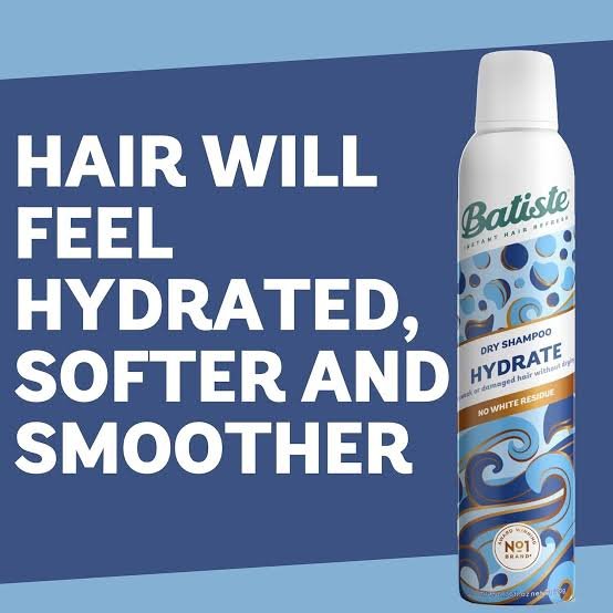 Batiste Dry Shampoo - Hydrate 200ml شامبو باتيست الجاف - ترطيب - Princess Cosmetics Qatar