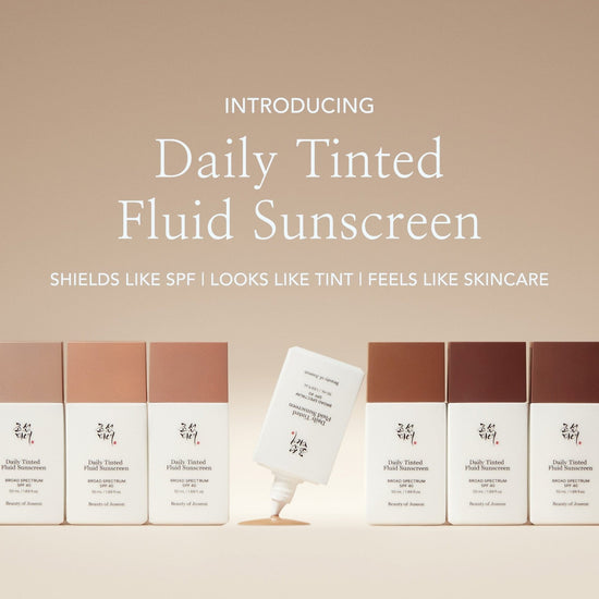 Beauty of Joseon Daily Tinted Fluid Sunscreen SPF40 50ml واقي الشمس السائل الملون اليومي من بيوتي أوف جوسون بعامل حماية من الشمس SPF40 - Princess Cosmetics Qatar