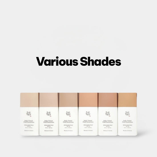 Beauty of Joseon Daily Tinted Fluid Sunscreen SPF40 50ml واقي الشمس السائل الملون اليومي من بيوتي أوف جوسون بعامل حماية من الشمس SPF40 - Princess Cosmetics Qatar