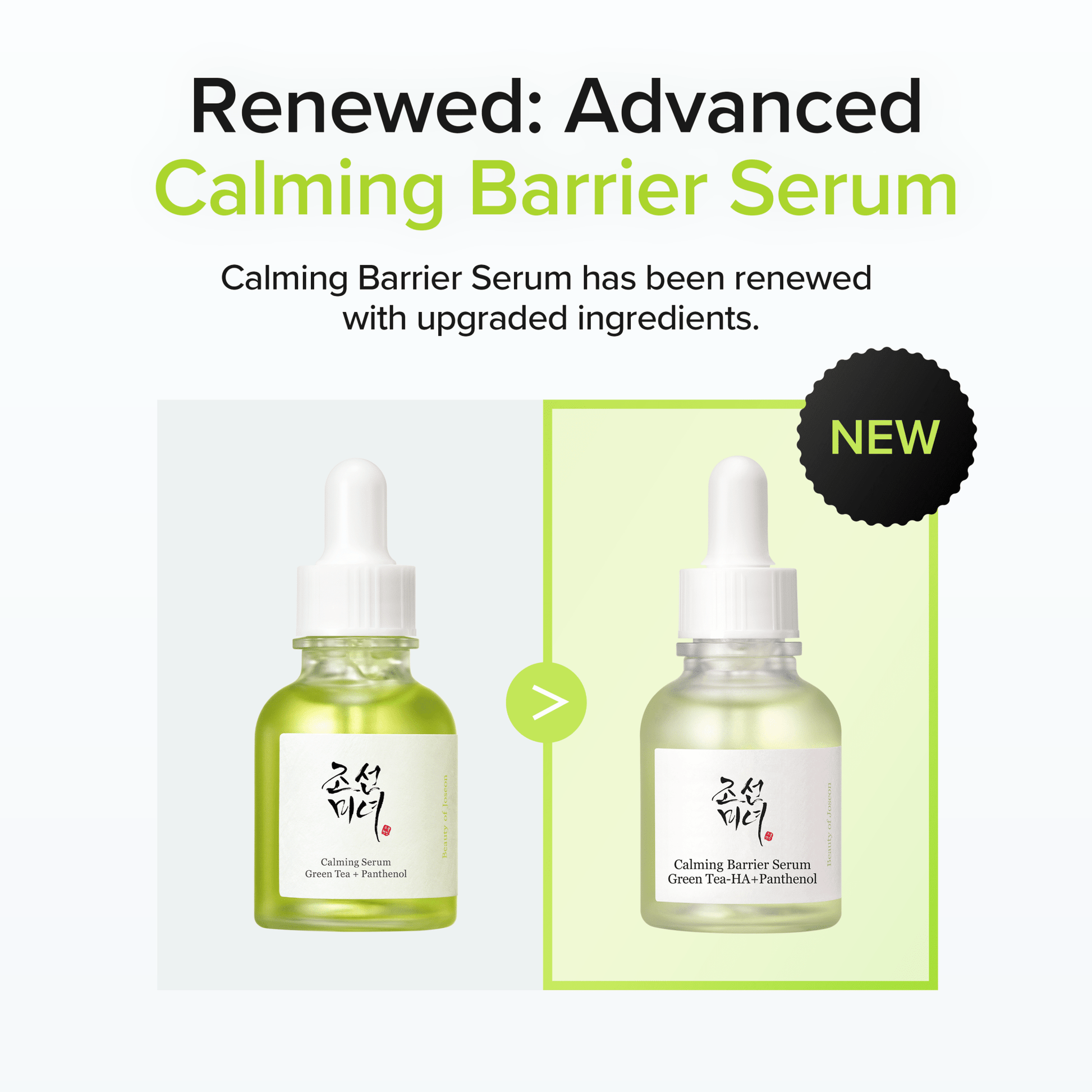 Beauty of Joseon Green Tea Hyaluronic Acid Hydrating Soothing Serum 30ml سيروم مرطب وملطف بحمض الهيالورونيك من بيوتي أوف جوسون بخلاصة الشاي الأخضر - Princess Cosmetics Qatar