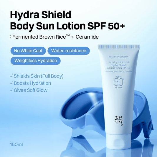 Beauty of Joseon Hydra Shield Body Sun Lotion 150ml لوشن الجسم الواقي من الشمس هايدرا شيلد من بيوتي أوف جوسون - Princess Cosmetics Qatar