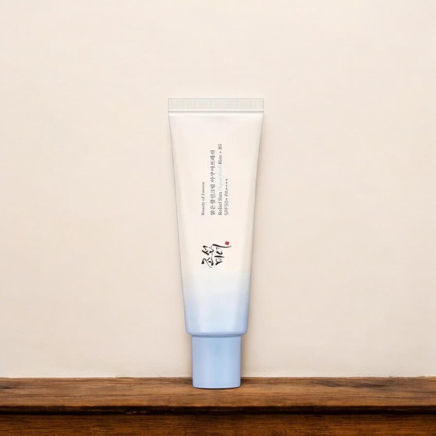 Beauty of Joseon Relief Sun Aqua - Fresh : Rice + B5 (SPF50+ PA++++). جمال جوسون الإغاثة الشمس أكوا فريش: الأرز + B5 - Princess Cosmetics Qatar