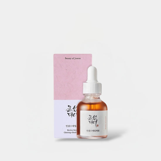 Beauty of Joseon Revive Serum Ginseng + Snail Mucin 30ml بيوتي أوف جوسون ريفيف سيروم جينسنغ + حلزون موسين 30 مل - Princess Cosmetics Qatar