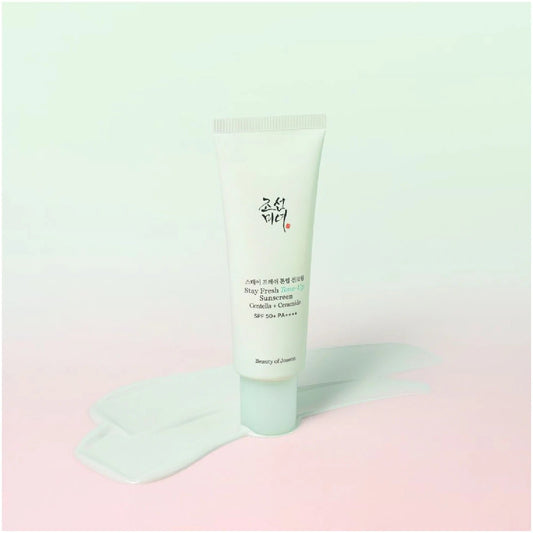 Beauty of Joseon Stay Fresh Tone-Up Sunscreen - Green 50ml واقي الشمس بيوتي أوف جوسون ستاي فريش تون أب - أخضر - Princess Cosmetics Qatar