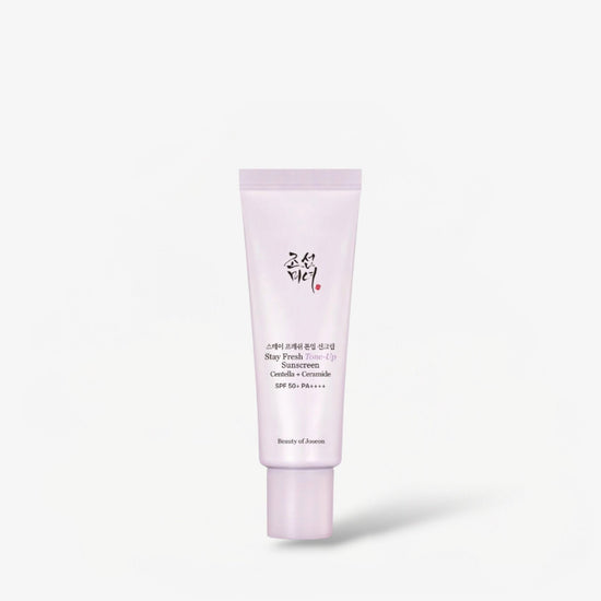Beauty of Joseon Stay Fresh Tone-Up Sunscreen - Purple 50ml واقي الشمس بيوتي أوف جوسون ستاي فريش تون أب - بنفسجي - Princess Cosmetics Qatar