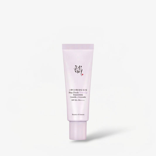 Beauty of Joseon Stay Fresh Tone-Up Sunscreen - Purple 50ml واقي الشمس بيوتي أوف جوسون ستاي فريش تون أب - بنفسجي - Princess Cosmetics Qatar