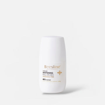 Beesline Natural Whitening Roll - On Deodorant Fragrance - Free 50ml مزيل عرق بيزلاين الطبيعي للتبييض، رول أون، خالٍ من العطور - Princess Cosmetics Qatar
