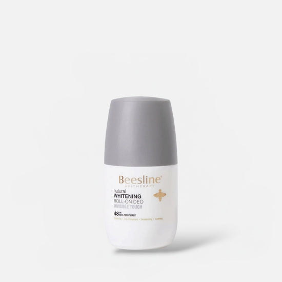 Beesline Natural Whitening Roll - On Deodorant Invisible Touch 50ml مزيل عرق بيزلاين الطبيعي للتبييض، رول أون، لمسة غير مرئية - Princess Cosmetics Qatar