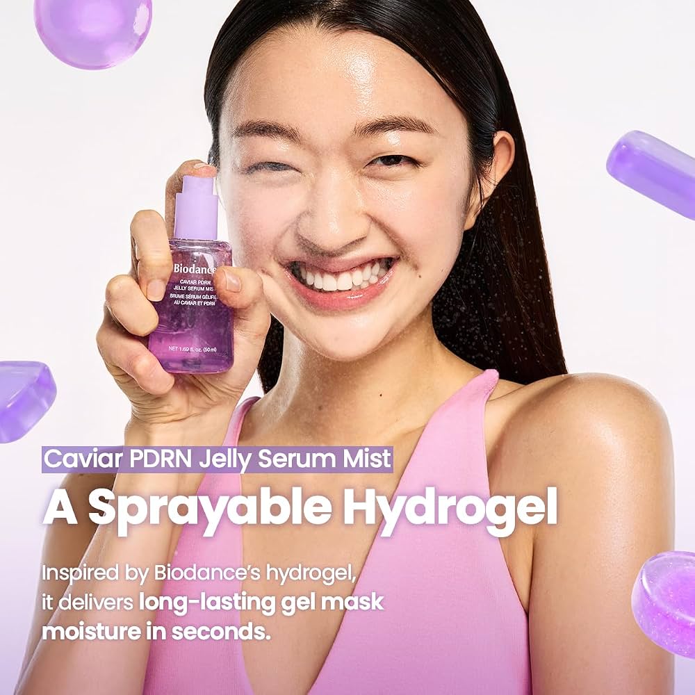Biodance Caviar PDRN Jelly Serum Mist 50ml بيودانس كافيار PDRN جيلي سيروم ميست - Princess Cosmetics Qatar