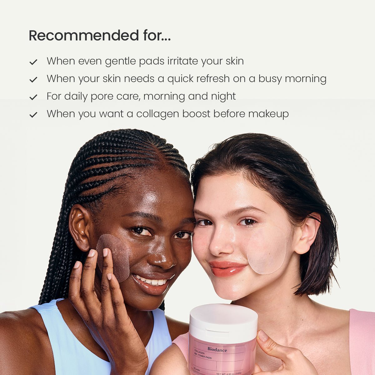 Biodance Collagen Gel Toner Pads (60 Pads) باددانس كولاجين جل تونر بادز - Princess Cosmetics Qatar