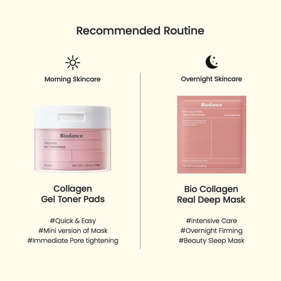 Biodance Collagen Gel Toner Pads (60 Pads) باددانس كولاجين جل تونر بادز - Princess Cosmetics Qatar