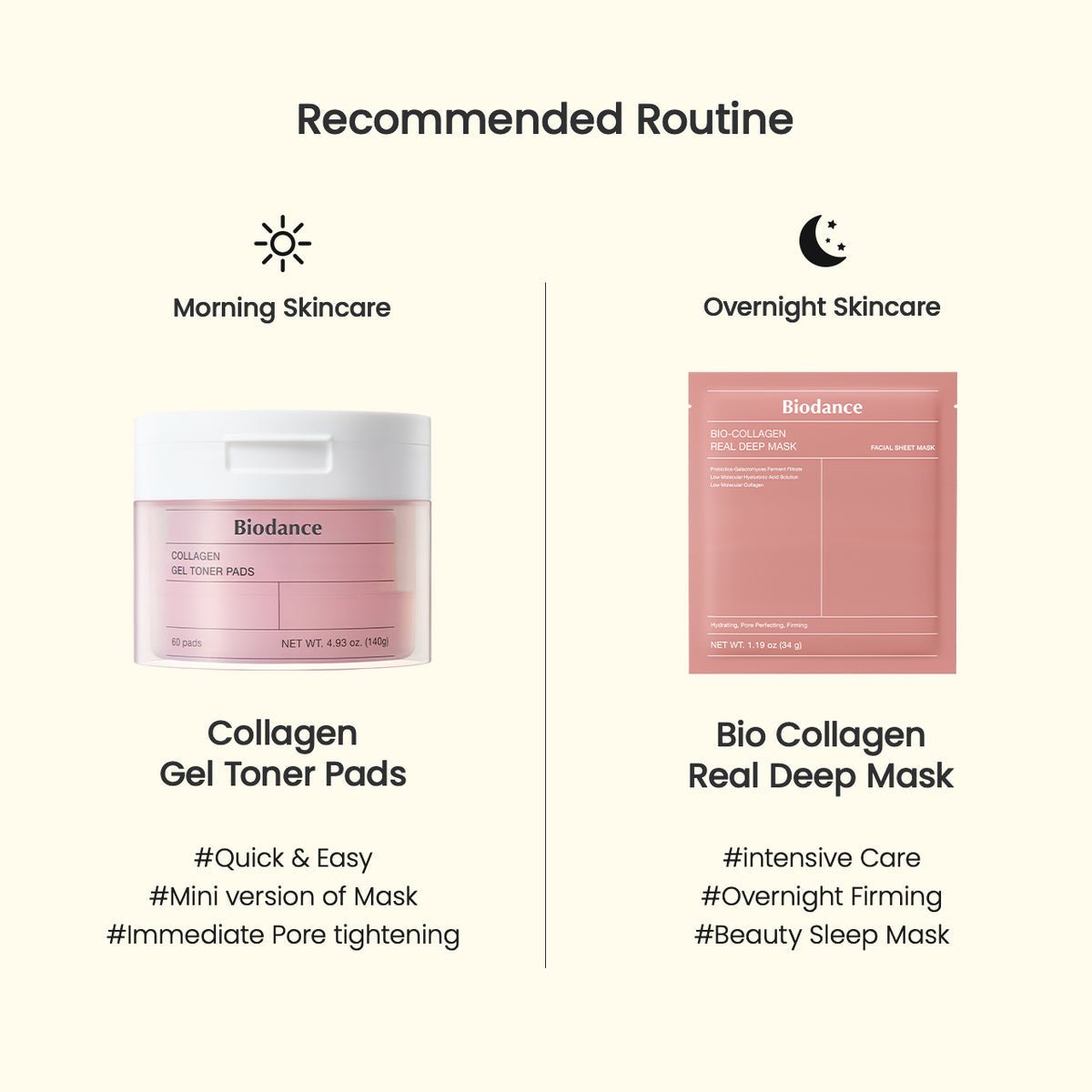 Biodance Collagen Gel Toner Pads (60 Pads) باددانس كولاجين جل تونر بادز - Princess Cosmetics Qatar