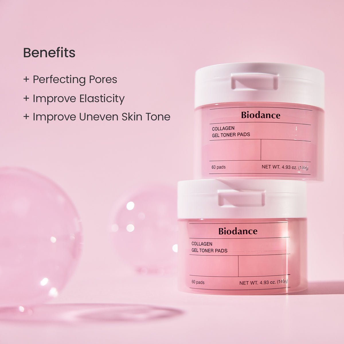 Biodance Collagen Gel Toner Pads (60 Pads) باددانس كولاجين جل تونر بادز - Princess Cosmetics Qatar