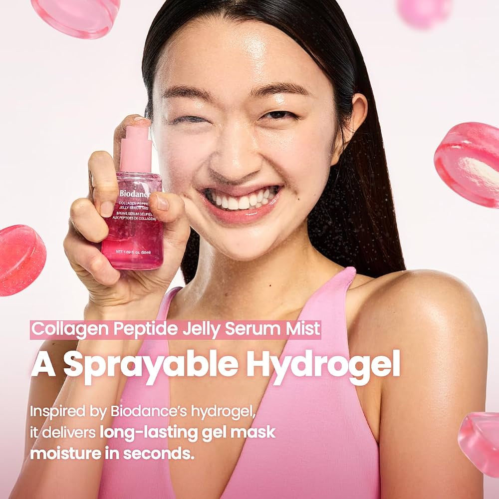 Biodance Collagen Peptide Jelly Serum Mist 50ml بخاخ سيروم جيلي ببتيد الكولاجين من بيودانس - Princess Cosmetics Qatar