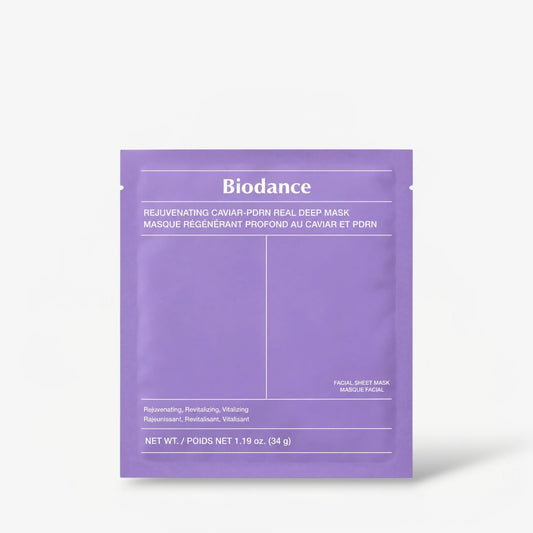 Biodance Rejuvenating Caviar PDRN Real Deep Mask (1 Sheet) قناع بيودانس المجدد للبشرة بالكافيار PDRN ريل ديب - Princess Cosmetics Qatar