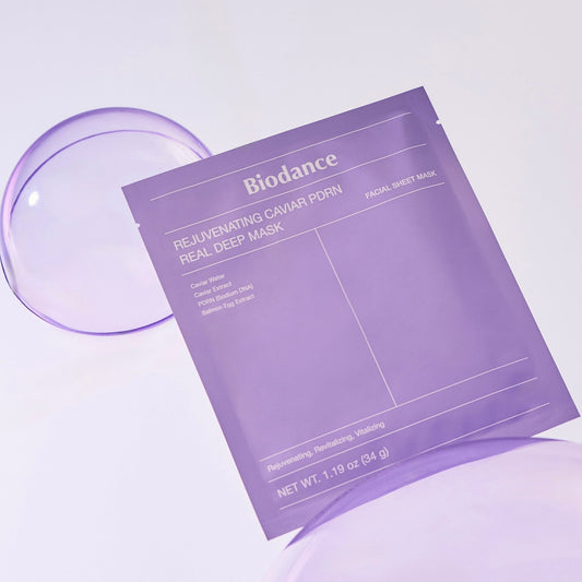 Biodance Rejuvenating Caviar PDRN Real Deep Mask (1 Sheet) قناع بيودانس المجدد للبشرة بالكافيار PDRN ريل ديب - Princess Cosmetics Qatar