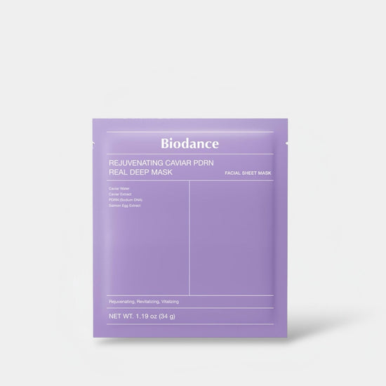 Biodance Rejuvenating Caviar PDRN Real Deep Mask (1 Sheet) قناع بيودانس المجدد للبشرة بالكافيار PDRN ريل ديب - Princess Cosmetics Qatar
