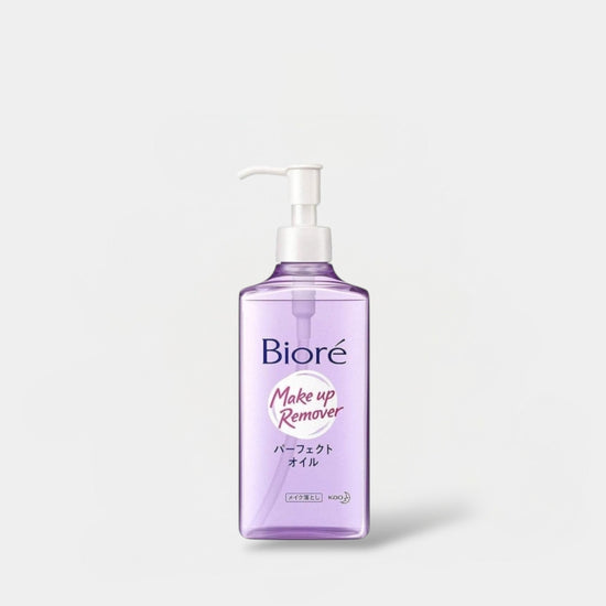 Biore Makeup Remover Perfect Cleansing Oil 230ml زيت بيوريه المنظف المثالي لإزالة المكياج - Princess Cosmetics Qatar