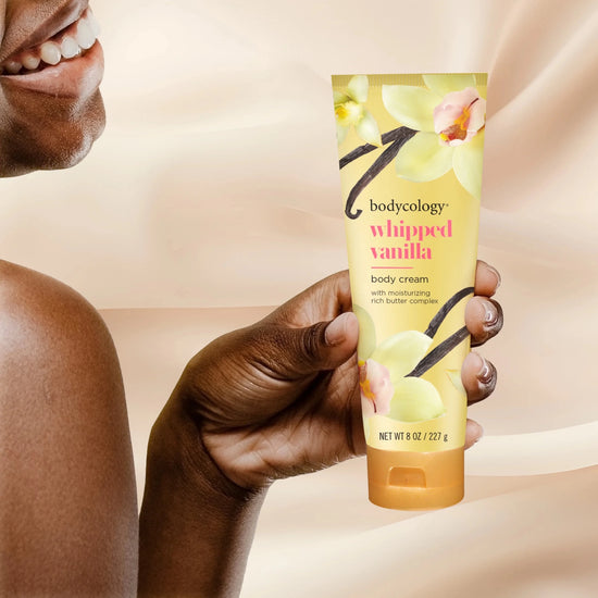 Bodycology Shea Butter Body Cream Whipped Vanilla 227g كريم الجسم بزبدة الشيا من بوديكولوجي برائحة الفانيليا المخفوقة - Princess Cosmetics Qatar