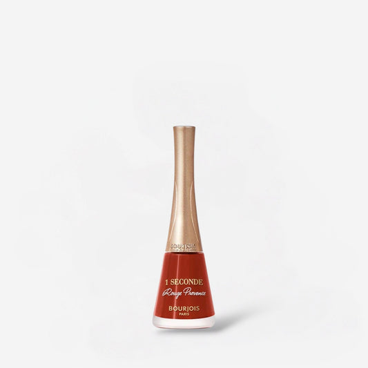 Bourjois 1 Second French Riviera Nail Polish - 54 Rouge Provence بورجوا طلاء أظافر 1 ثانية فرنش ريفييرا - 54 روج بروفانس - Princess Cosmetics Qatar