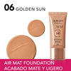 Bourjois Always Fabulous Air Mat Matte Foundation بورجوا أولويز فابولوس إير مات – كريم أساس مطفي - Princess Cosmetics Qatar