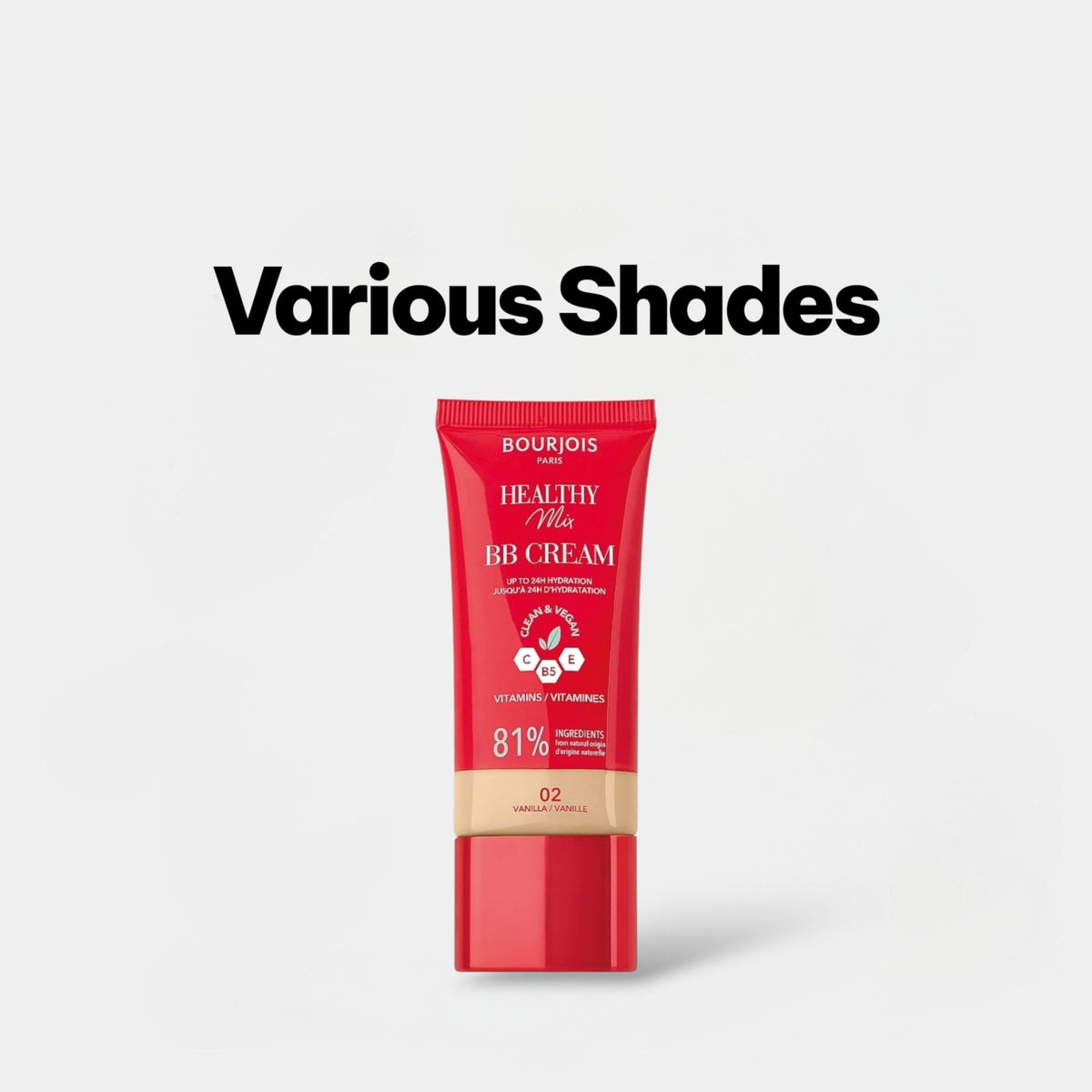 Bourjois Healthy Mix BB Cream بورجوا هيلثي ميكس بي بي كريم - Princess Cosmetics Qatar