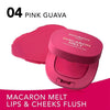 Bourjois Macaron Melt Lip & Cheeks Flush بورجوا ماكارون ميلت – أحمر خدود للشفاه والخدود - Princess Cosmetics Qatar