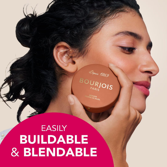 Bourjois Maxi Round Pot Bronzer بورجوا ماكسي راوند بوت برونزر - Princess Cosmetics Qatar