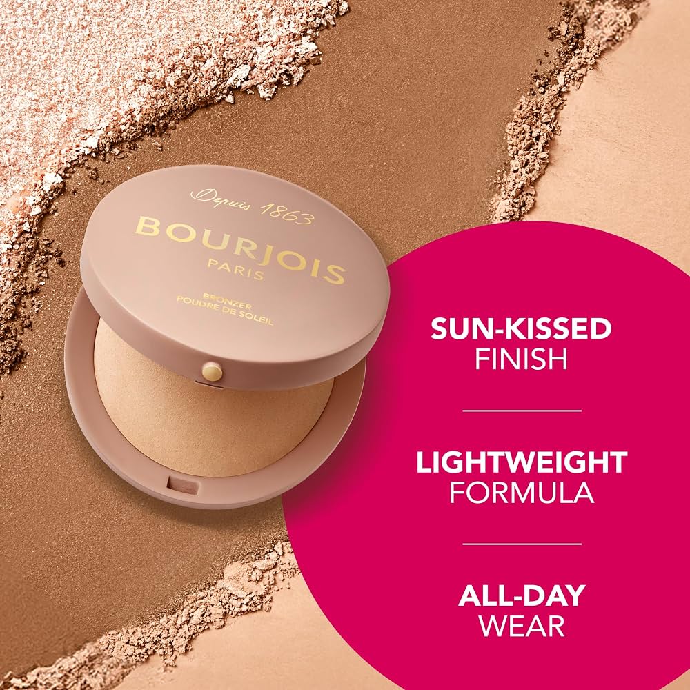 Bourjois Maxi Round Pot Bronzer بورجوا ماكسي راوند بوت برونزر - Princess Cosmetics Qatar