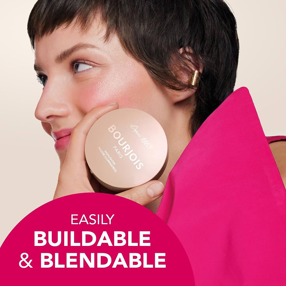 Bourjois Maxi Round Pot Highlighter بورجوا ماكسي راوند بوت هايلايتر - Princess Cosmetics Qatar