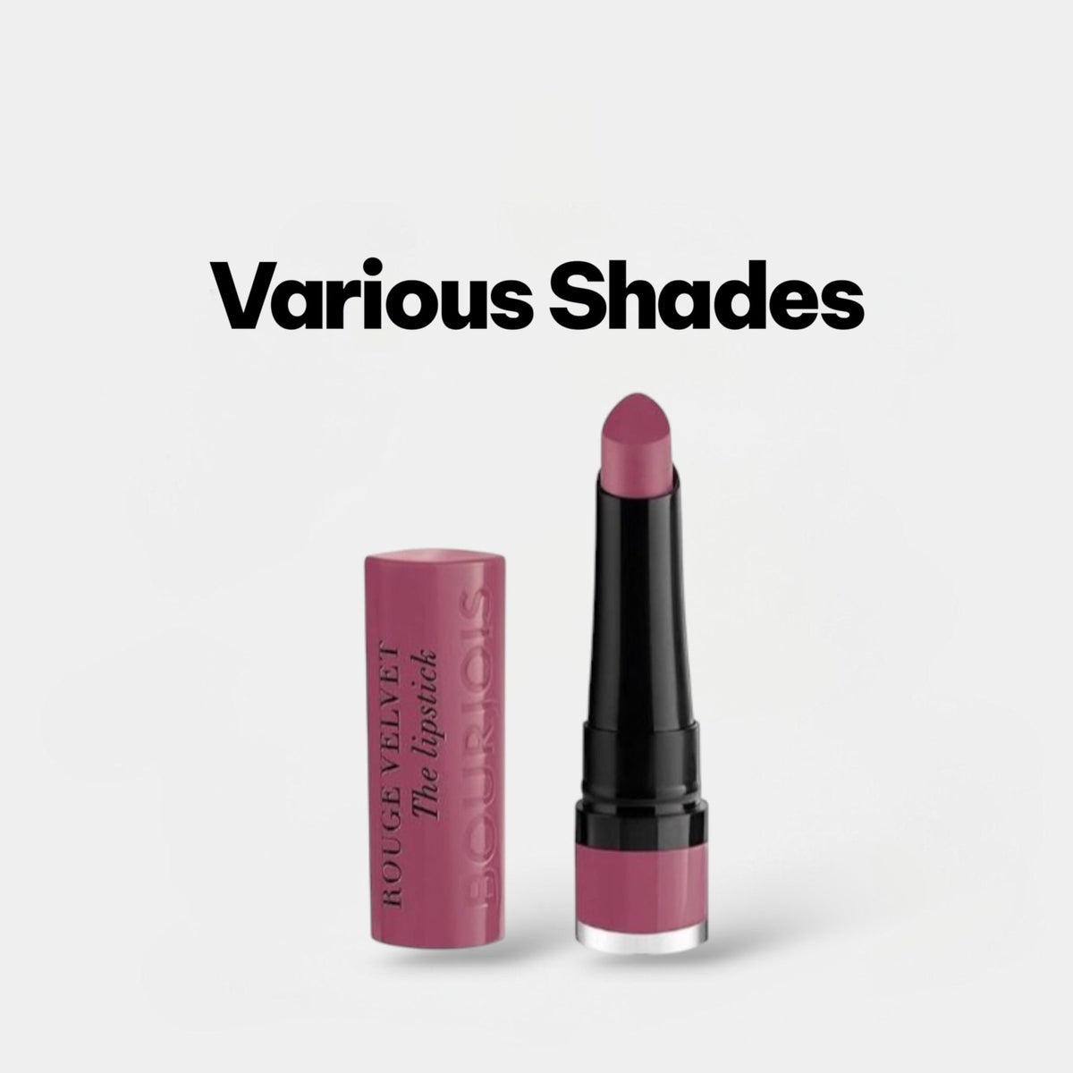 Bourjois Rouge Velvet Lipstick بورجوا روج فيلفيت أحمر شفاه - Princess Cosmetics Qatar