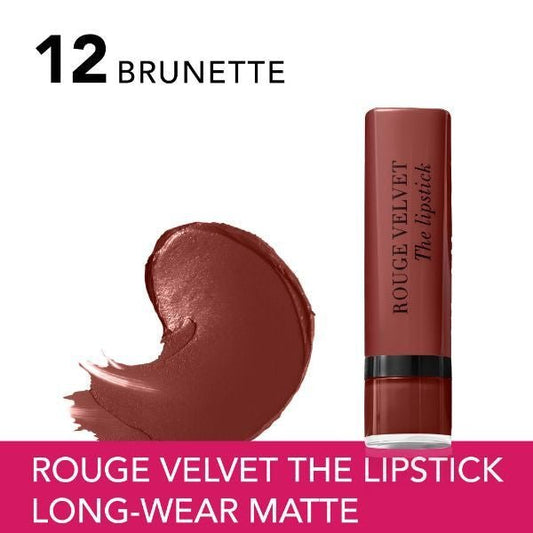 Bourjois Rouge Velvet Lipstick بورجوا روج فيلفيت أحمر شفاه - Princess Cosmetics Qatar