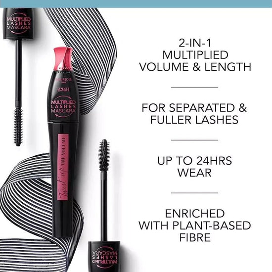 Bourjois Twist Up 24Hr The Volume Mascara بورجوا تويست أب 24 ساعة ماسكارا لتكثيف الرموش - Princess Cosmetics Qatar
