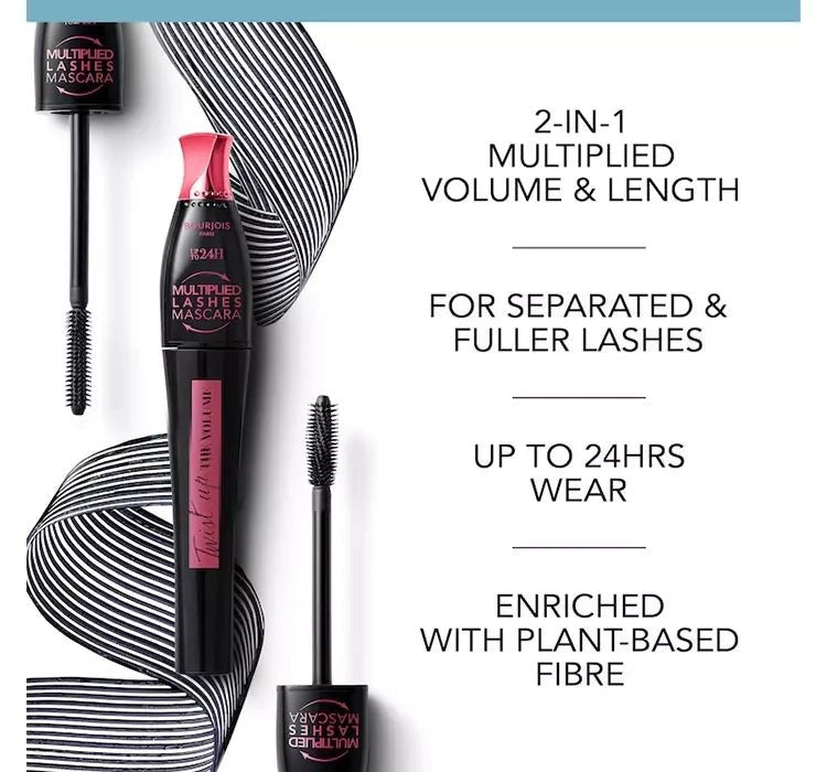 Bourjois Twist Up 24Hr The Volume Mascara بورجوا تويست أب 24 ساعة ماسكارا لتكثيف الرموش - Princess Cosmetics Qatar