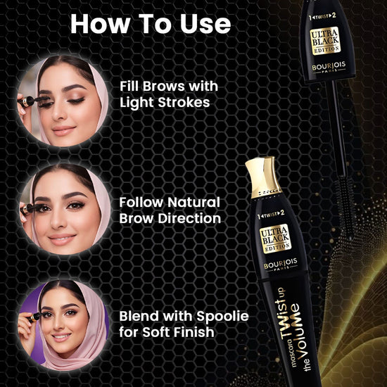 Bourjois Twist Up The Volume Ultra Mascara بورجوا تويست أب ذا فوليوم ألترا ماسكارا - Princess Cosmetics Qatar