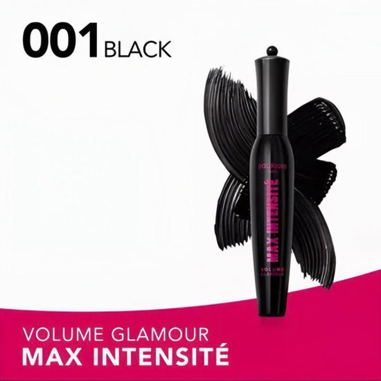 Bourjois Volume Glamour Intensity Mascara - Black بورجوا ماسكارا فوليوم غلامور إنتنسيتي لتكثيف الرموش - أسود - Princess Cosmetics Qatar