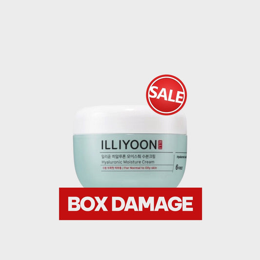 (BOX DAMAGE) Illiyoon Hyaluronic Moisture Cream 100ml كريم إليون المرطب بحمض الهيالورونيك - Princess Cosmetics Qatar