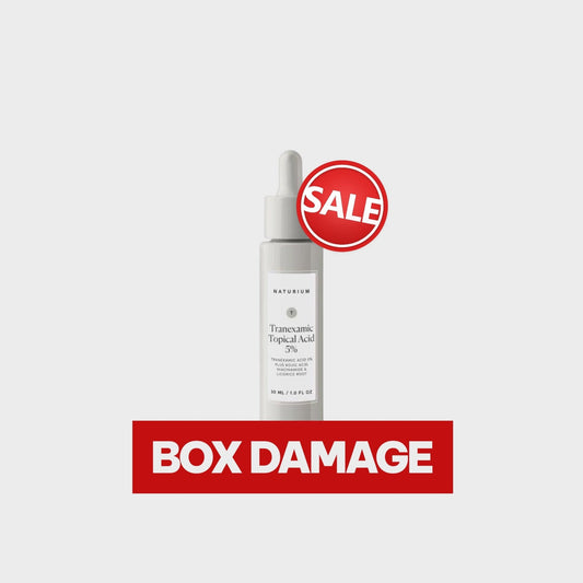 (BOX DAMAGE) Naturium Tranexamic Topical Acid 5% Serum 30ml ناتوريوم ترانيكساميك توبيكال أسيد ٥٪ سيروم - Princess Cosmetics Qatar