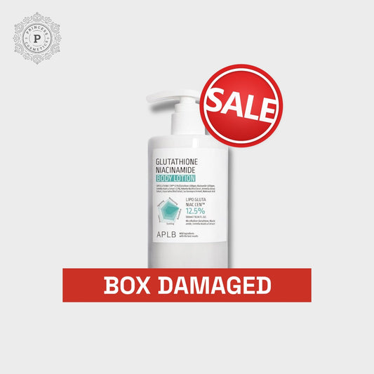 (BOX DAMAGED) APLB Glutathione Niacinamide Body Lotion 300ml APLB الجلوتاثيون النياسيناميد لوشن الجسم - Princess Cosmetics Qatar