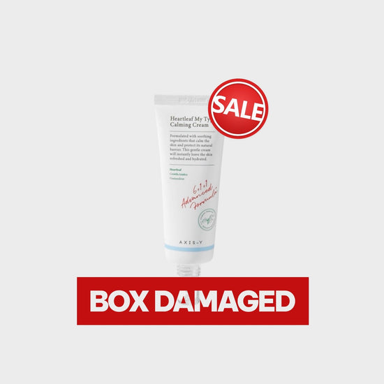 (BOX DAMAGED) AXIS - Y Heartleaf My Type Calming Cream 60ml. أكسيس - واي هارت ليف ماي تايب كريم مهدئ - Princess Cosmetics Qatar