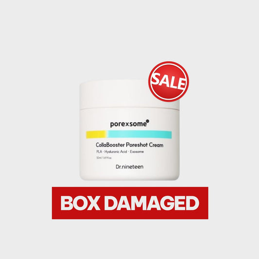 (BOX DAMAGED) Dr. Nineteen CollaBooster Poreshot Cream 50ml كريم دكتور ناينتين كولا بوستر بورشوت - Princess Cosmetics Qatar