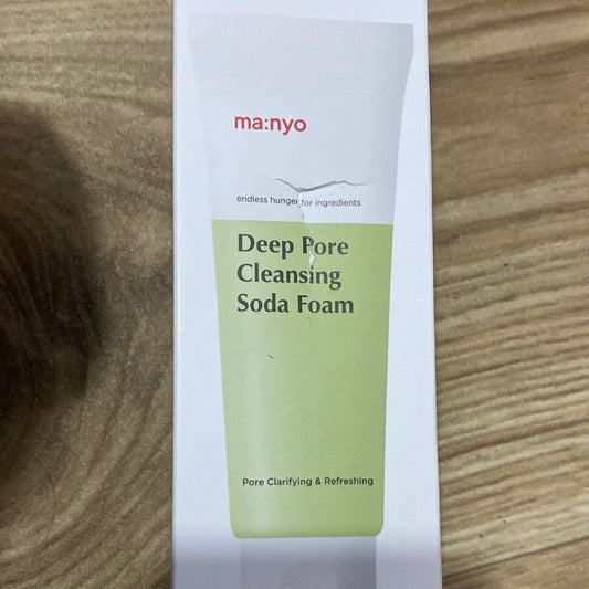 (BOX DAMAGED) Manyo Deep Pore Cleansing Soda Foam 150ml رغوة الصودا لتنظيف المسام العميقة من مانيو - Princess Cosmetics Qatar