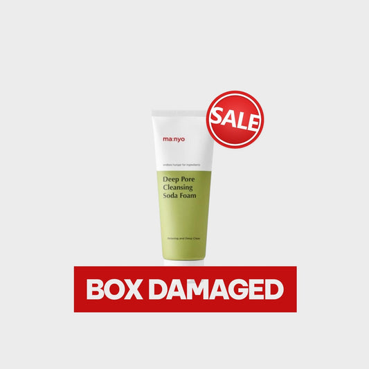 (BOX DAMAGED) Manyo Deep Pore Cleansing Soda Foam 150ml رغوة الصودا لتنظيف المسام العميقة من مانيو - Princess Cosmetics Qatar