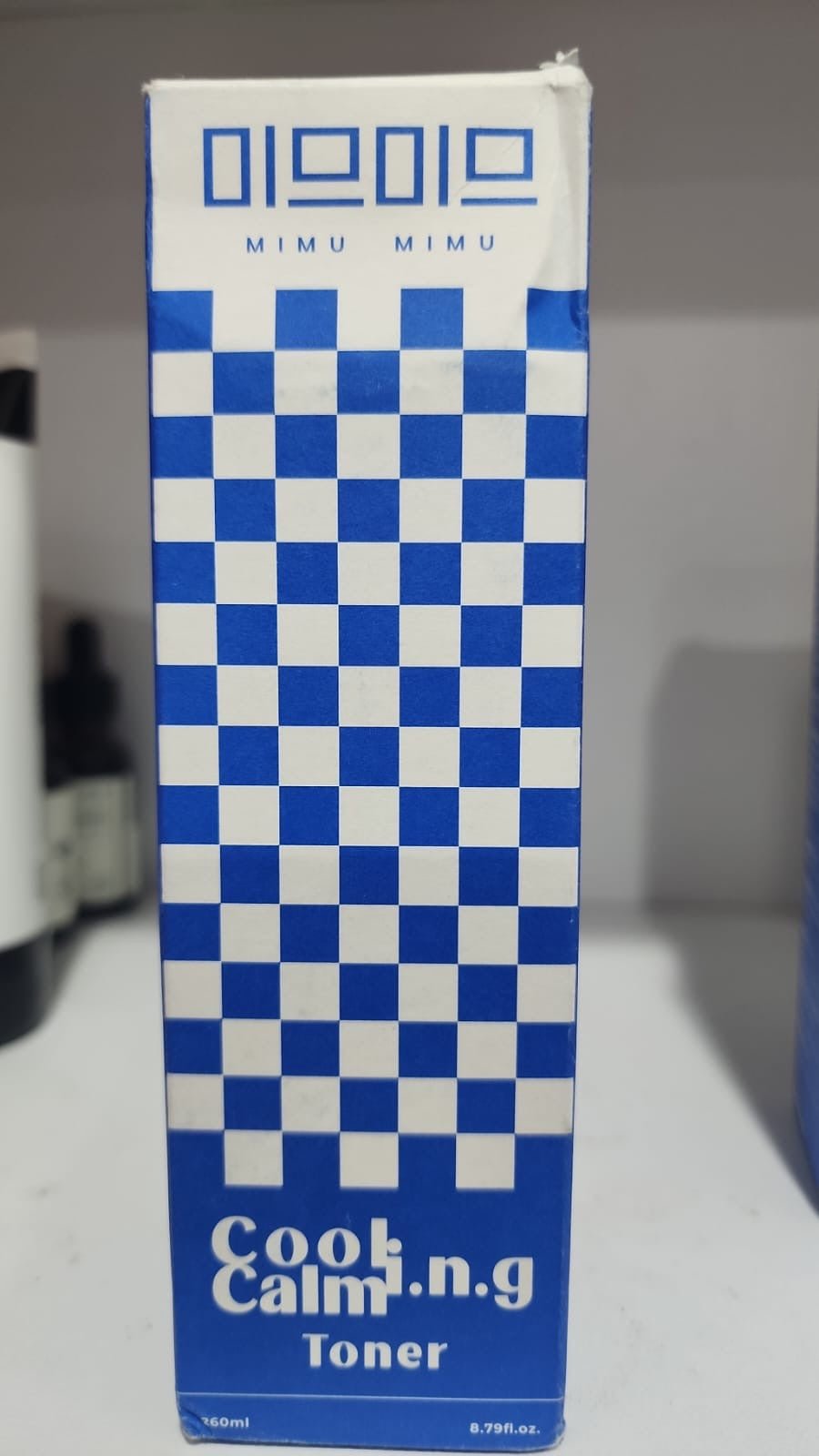 (BOX DAMAGED) Mimu Mimu Cooling Calming i.n.g Toner 260ml - EXPIRY: 11/2026 مينو ميمو تبريد مهدئ i.n.g تونر - Princess Cosmetics Qatar